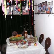 Vyzdobený svatý kout na Boží hod. Foto: Kamila Dvořáková