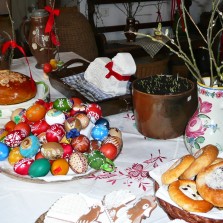 Oběd na Boží hod měl obřadní charakter. Foto: Kamila Dvořáková