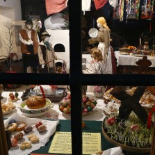 Velikonoce za okénkem Regionálního muzea města Žďáru n. S. Foto: Kamila Dvořáková