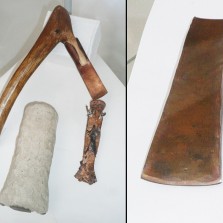 Výroba sekyry - princip ztraceného vosku (Lukas Kelbler). Foto: Kamila Dvořáková