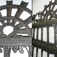 Detail ozdobné mříže. Foto: Kamila Dvořáková