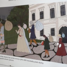 Ilustrace plné akce (Anna Coufalová)