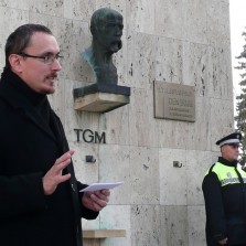 Historik Stanislav Mikule si bere slovo. Foto: Kamila Dvořáková