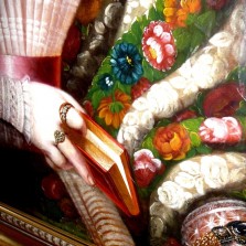 Detail obrazu Antona Johanna Ferenze. Foto: Kamila Dvořáková