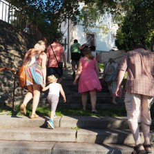 V parném létě cesta do schodů vyčerpává. Foto: Kamila Dvořáková