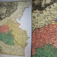 Kam a jak dlouho šel tovaryš na vandr? Mapa Moravy od J. K. Műllera z doby kolem r. 1720 (Moravská zemská knihovna v Brně). Foto: Kamila Dvořáková