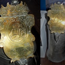 Zdobený cechovní korbel (Museum Retz). Foto: Kamila Dvořáková