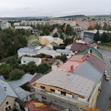 Dolní ulice, Libušín, Vysočany a pohled ke "Klášteru" a Zelené hoře. Foto: Kamila Dvořáková