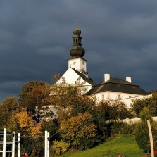 Kostel sv. Prokopa, pohled od Farských humen. Foto: Kamila Dvořáková