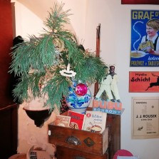 Vánoční výzdoba obchodu. Foto: Kamila Dvořáková