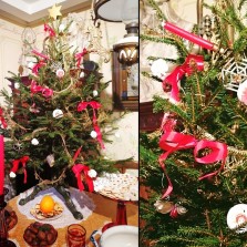 Vánoční stromeček a výzdobou. Foto: Kamila Dvořáková