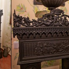 Litinová kamna. Foto: Kamila Dvořáková, Milan Šustr