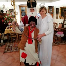 Mikuláš, čert a anděl. Foto: Stanislav Mikule