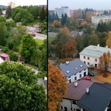 Pohled z věže je krásný v létě i na podzim. Foto: Kamila Dvořáková