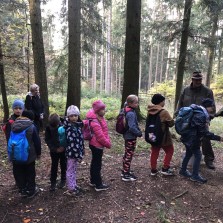 Krmení zvěře v praxi. Foto: Archiv 2. ZŠ, S. Kántorová