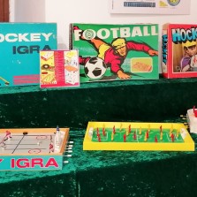 Populární stolní hry - fotbal a hokej. Foto: Kamila Dvořáková