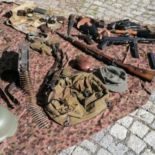 Německá výzbroj a výstroj. Foto: Kamila Dvořáková