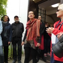 Úvodní slovo Mgr. Renaty Landgráfové, Ph.D. z Českého egyptologického ústavu FF UK. Foto: Kamila Dvořáková
