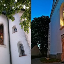 Večerní zákoutí u kostela sv. Prokopa. Foto: Kamila Dvořáková