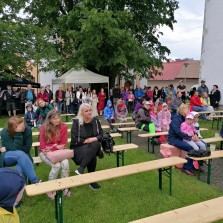 Zahájení muzejní noci u kostela sv. Prokopa. Foto: Kamila Dvořáková
