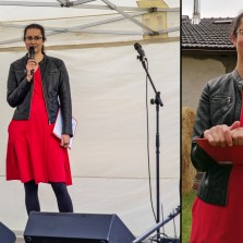 Konferenciérka Martina Schutová. Foto: Milan Šustr, Kamila Dvořáková