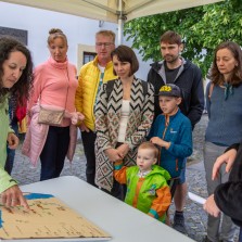 Mgr. Lucie Jirásková, Ph.D. vypráví o dějinách starověkého Egypta. Foto: Milan Šustr