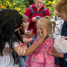 Líčení dle staroegyptského stylu. Foto: Milan Šustr