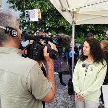 Na muzejní noc zavítala také TV Prima. Foto: Martina Schutová