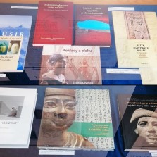 Knihy s tématikou starověkého Egypta k zakoupení. Foto: Kamila Dvořáková