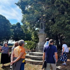 Plastika trpícího Krista u Radešína (patrně z roku 1764). Foto: Jiří Spurný