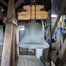 Zvony v bývalém bytě věžného - Marie pochází z roku 1489. Foto: Kamila Dvořáková, Martina Schutová