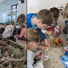 Děti z MŠ Dalečín pracují při edukačním programu. Foto: Martina Schutová