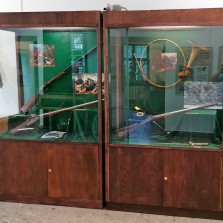 Historické zbraně a další lovecké předměty. Foto: Kamila Dvořáková