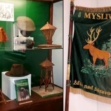 Myslivost a prapor žďárských myslivců. Foto: Kamila Dvořáková