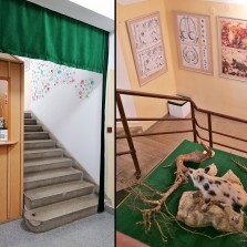 Výstava pokračuje na chodbě muzea. Foto: Kamila Dvořáková