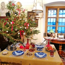 Vánoční tabule se stromečkem. Foto: Kamila Dvořáková