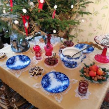 Prostřená vánoční tabule. Foto: Kamila Dvořáková