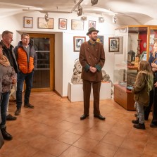 V první místnosti se návštěvníci seznámili se Janem Doležalem. Foto: Milan Šustr