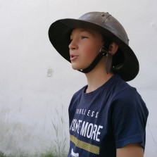 Dobyvatel tvrze s železným kloboukem. Foto: Kamila Dvořáková