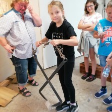 Řemeslník v akci. Foto: Kateřina Omesová