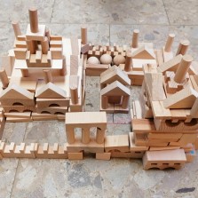 Někteří adepti hodnosti stavitele si dali opravdu záležet! Foto: Kamila Dvořáková