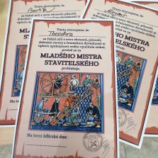 Listina pro mladší mistry stavitelské. Foto: Kamila Dvořáková