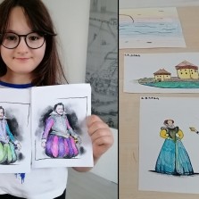 Tvoříme módu 17. století. Foto: Kamila Dvořáková, Martina Schutová