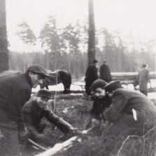 28 Po zátahu v lednu 1945 se část lesních dělníků rozutekla a část práce v lese převzali polští vězni a příslušníci Todtovy organizace.