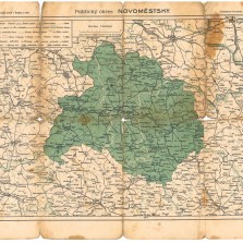 2 Ukázka mapy novoměstského okresu.