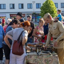 Zastavení věnované Rudé armádě. Foto: Milan Šustr