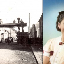 Jaký byl osud této mladé dámy a kde stál vyfotografovaný zátaras? Foto: Archiv RM