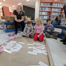 Děti se stávají reportéry. Foto: Martina Schutová