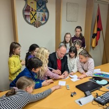 Na návštěvě u starosty města Žďáru Martina Mrkose. Foto: Martina Schutová