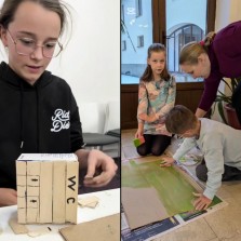 Práce na vytváření veřejného prostranství se dětem daří. Foto: Martina Schutová